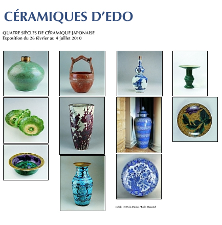 Céramique d'Edo : quatre siècles de céramique japonaise Céramique d'Edo : quatre siècles de céramique japonaise
