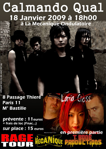 Calmando Qual + Lamia Cross en concert