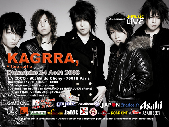 Kagrra en concert en France