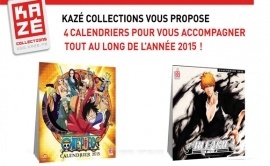 Kazé Collections - 4 Calendriers pour 2015